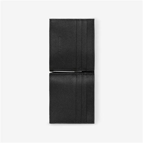 burberry leather money clip|burberry wallet for men's.